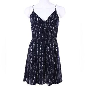 Divided H&M sun dress geometric blue size 4